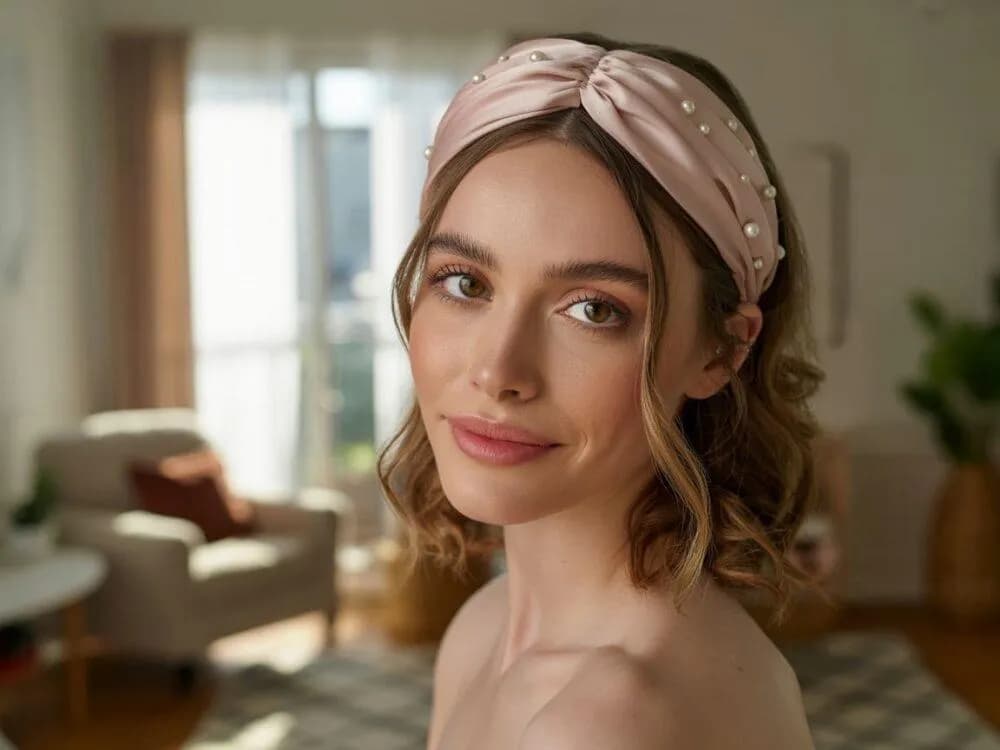 Jak nosić opaskę do włosów z węzłem, aby wyglądać stylowo i modnie